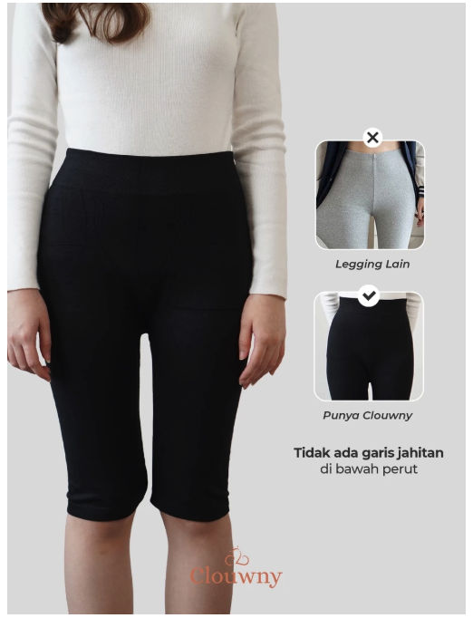 CLOUWNY Biker Short Legging 2