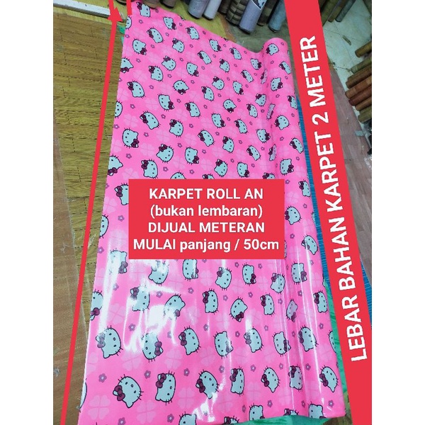 Karpet Vinyl Hello Kitty