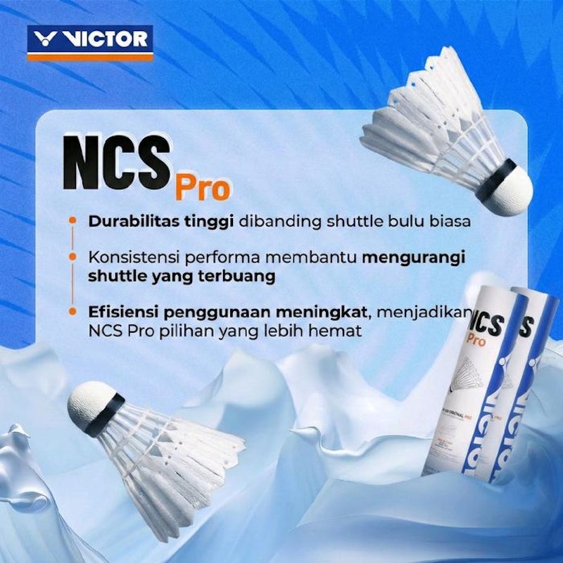 Victor New Carbonsonic Pro Synthetic Shuttlecock 4