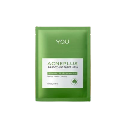 Y.O.U ｜ AcnePlus B5 Soothing Sheet Mask