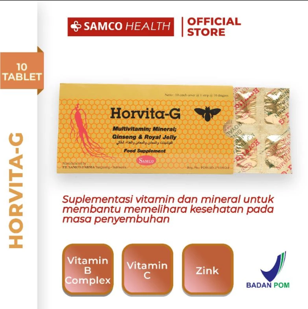 Samco Farma Horvita-G Multivitamin Mineral Gingseng & Royal Jelly
