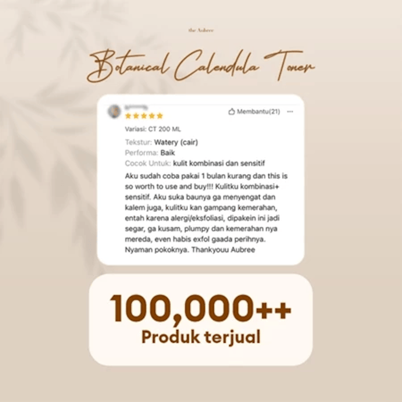 The Aubree Botanical Calendula Toner 4