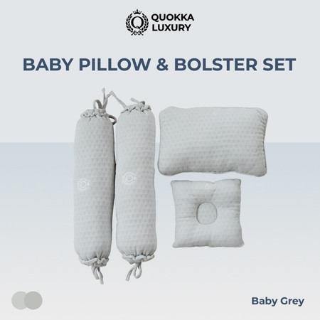 Quokka Luxury By CuddleMe Baby Pillow & Bolster Set 4