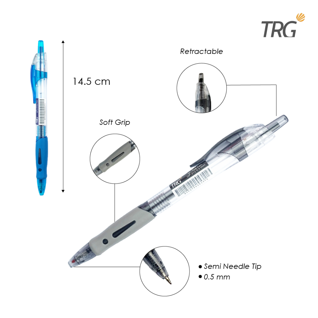 TRG Q Gel Pen 0.5 mm 3