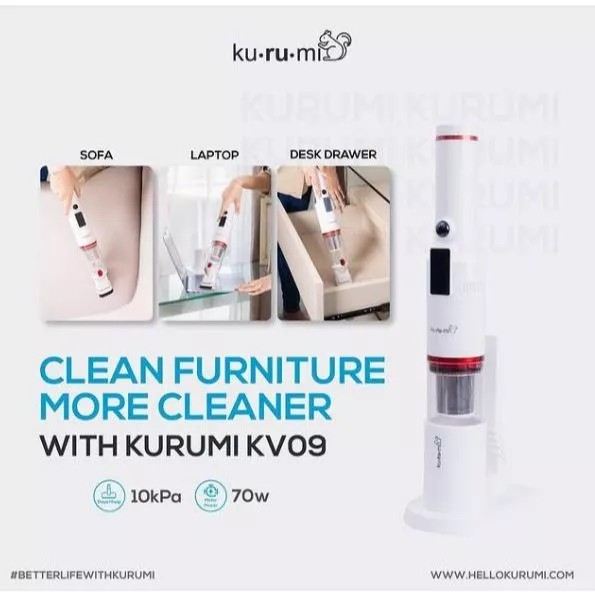 Mutiara Citra Langgeng Kurumi Cordless Car Vacuum Cleaner KV 09
