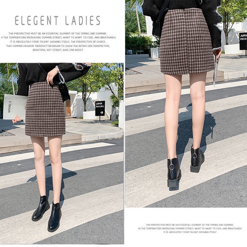 Rok Tartan Pendek Korea Style DQ003