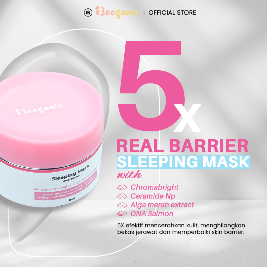 Beeganic Real Barrier Sleeping Mask