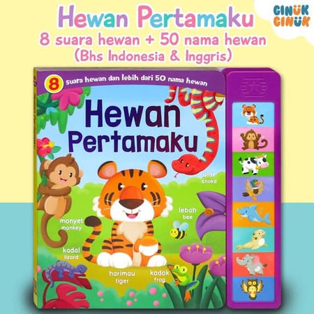 GinukGinukBooks Hewan Pertamaku Super Sound Book