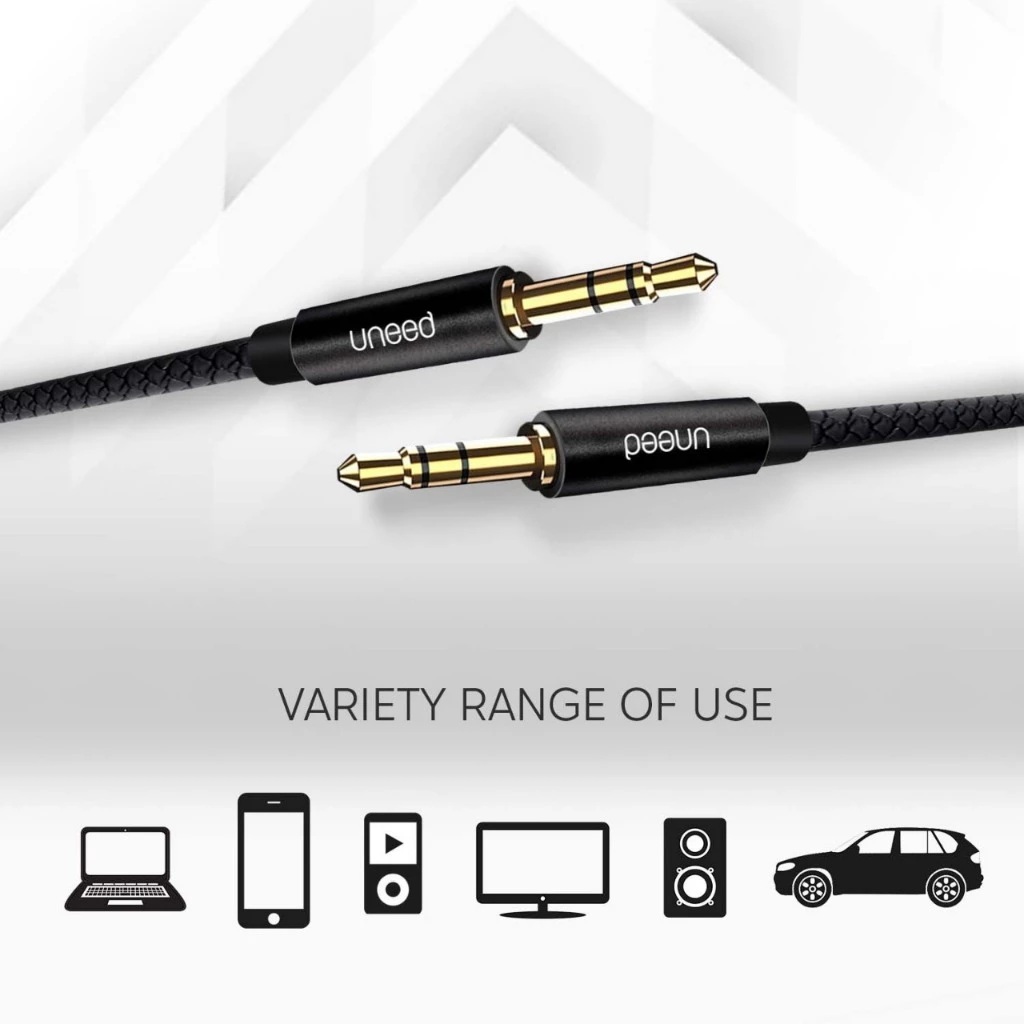 Qingdao Uneed Safety Products UNEED Kabel Aux Audio 3.5mm Male to Male Gold Plated UCB401X
