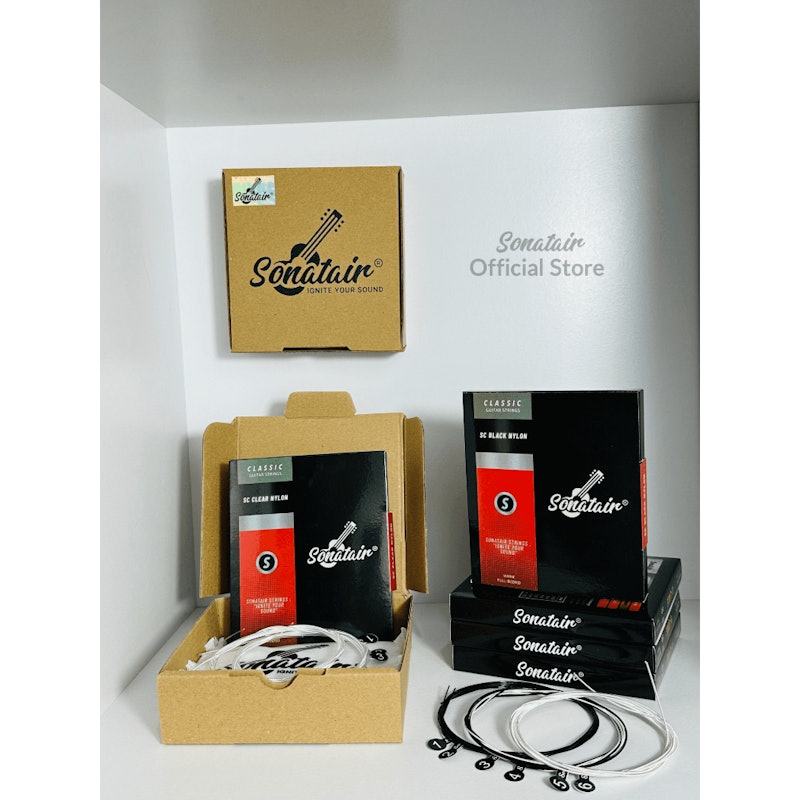 Sonatair Classic Guitar Strings Clear Nylon 3