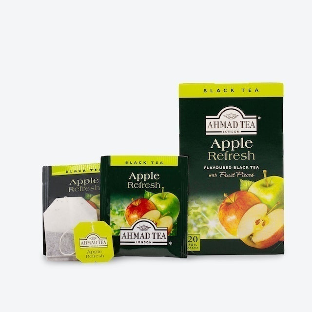 Ahmad Tea Apple Refresh Fruit Black Tea