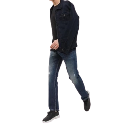 Multi Garmenjaya Cardinal Celana Panjang Jeans Straight Slim Pria C0906BK16A