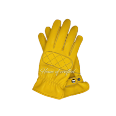 Leather Gloves Asterix Vintage