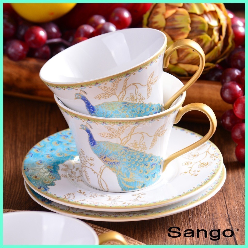 Sango Ceramics Indonesia Sango Set Cangkir Peacock Garden (Rak B)