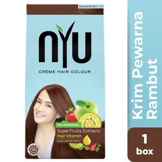 Godrej NYU Pewarna Rambut Natural Brown 4.00