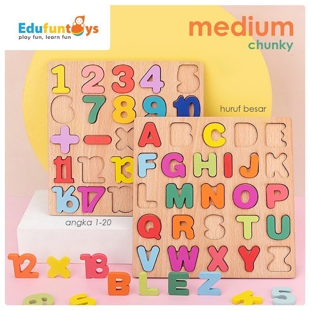 Edufuntoys  Medium Chunky Puzzle