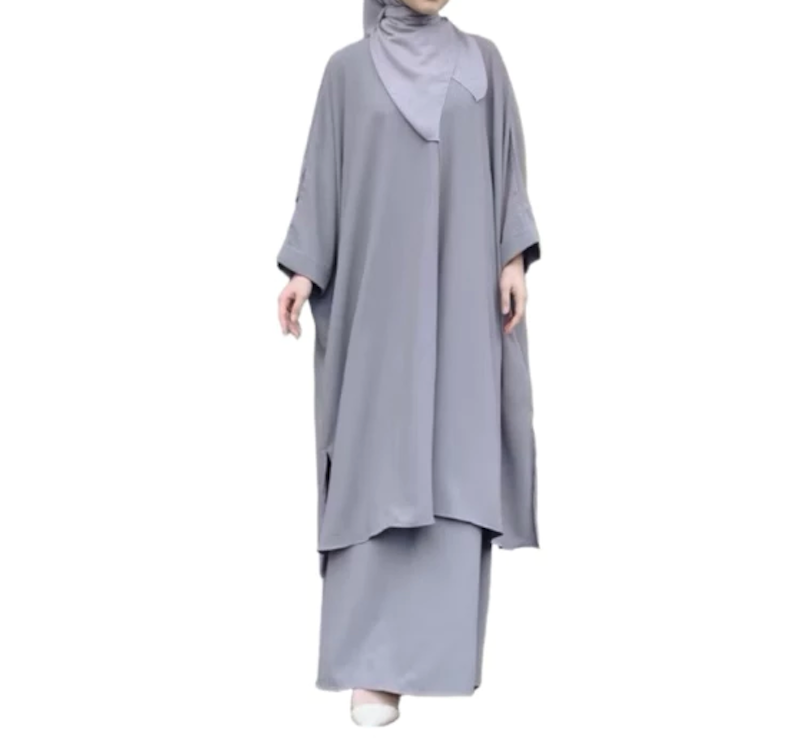 Geneaby Fatiya Long Set Tunik Rok 1