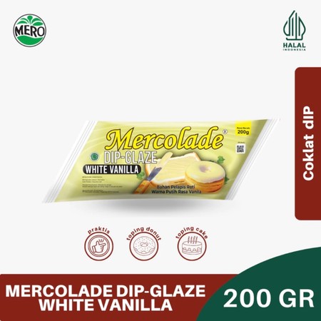 Mercolade Indonesia Mercolade Dip Glaze White Vanilla