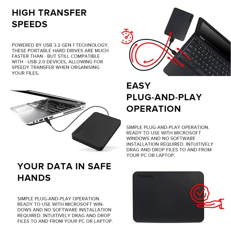 Toshiba Canvio Basics 1 TB 4