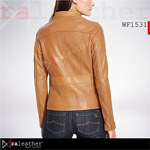 RA Leather Jaket Kulit Wanita WF1531