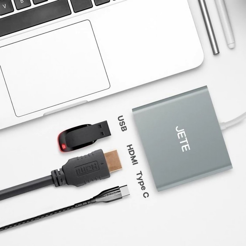 JETE 3-Port Type-C Hub 3