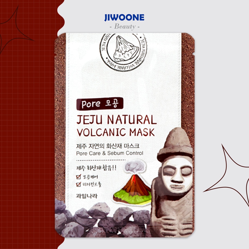  Kwailnara Jeju Natural Sheet Mask Volcanic Ash