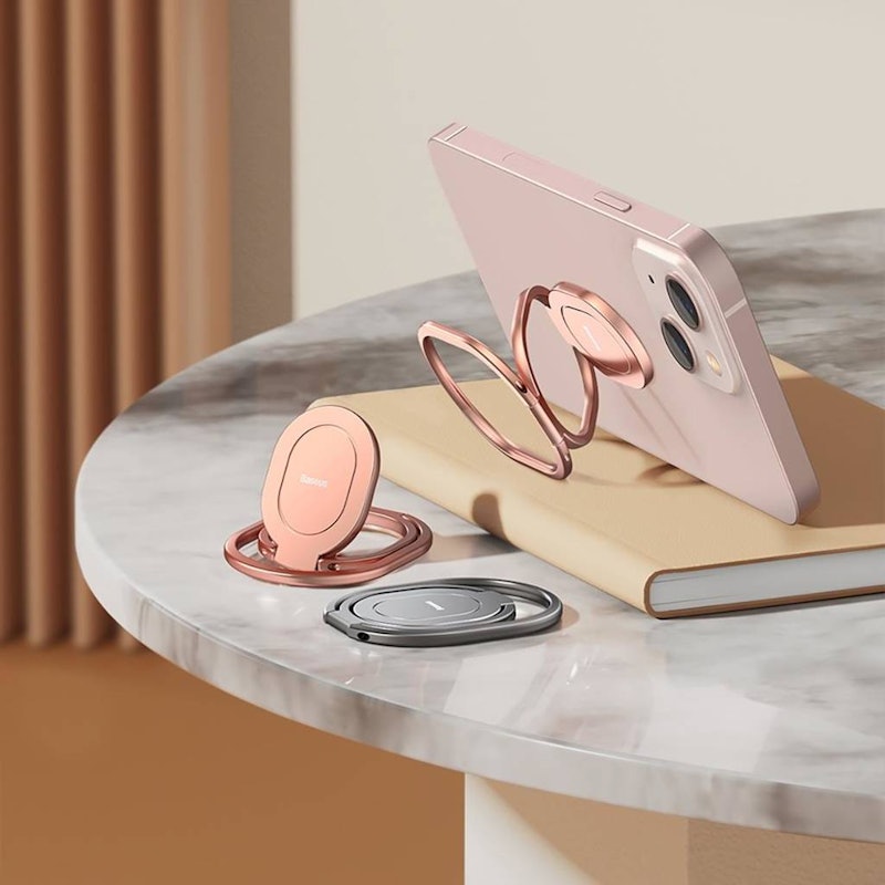 Rails Ring Stand Rotable Magnetic Phone Stand Holder 4