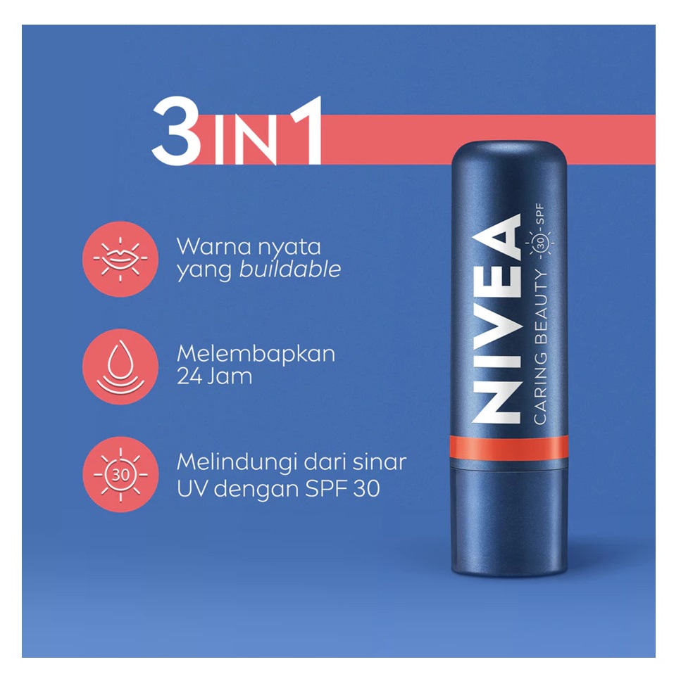 Beiersdorf NIVEA Caring Color Lip & Cheek Balm Coral