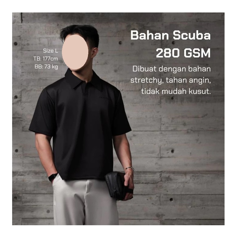 Cartiera Indonesia Cartiera Loco Polo Scuba Oversize