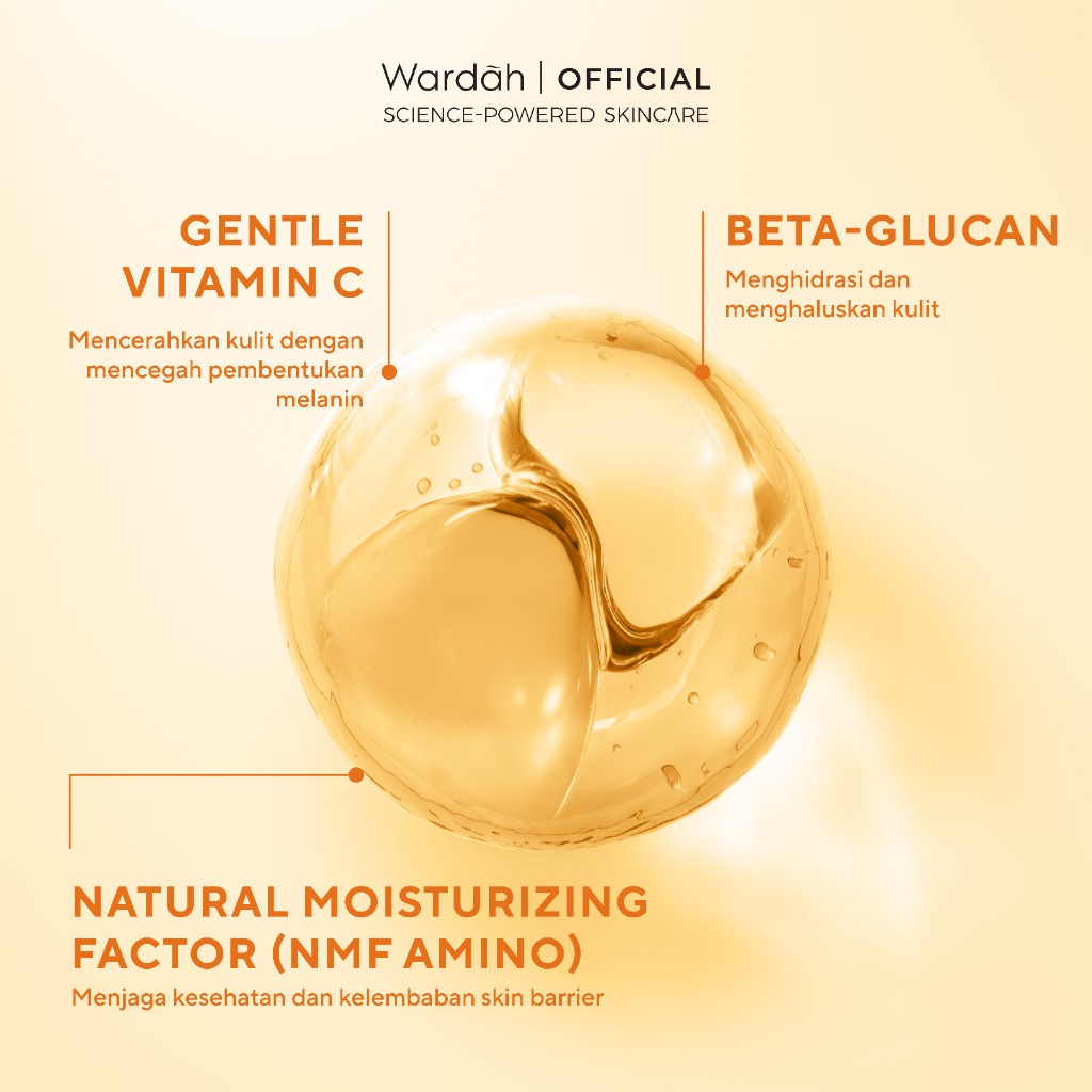 Paragon Technology and Innovation Wardah Radiant Charge Gel Cleanser Vitamin C + 8X NMF Amino