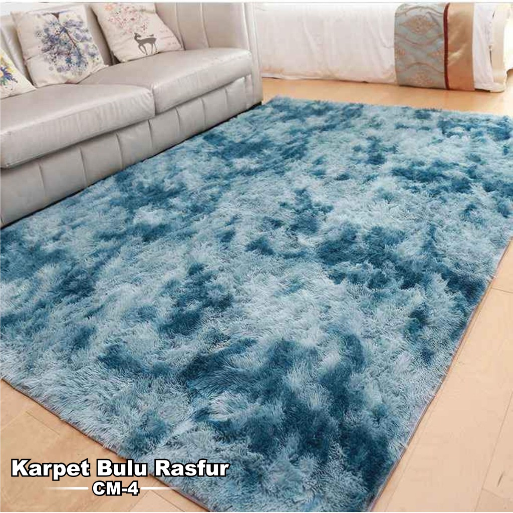 Orange Karpet Bulu Rasfur