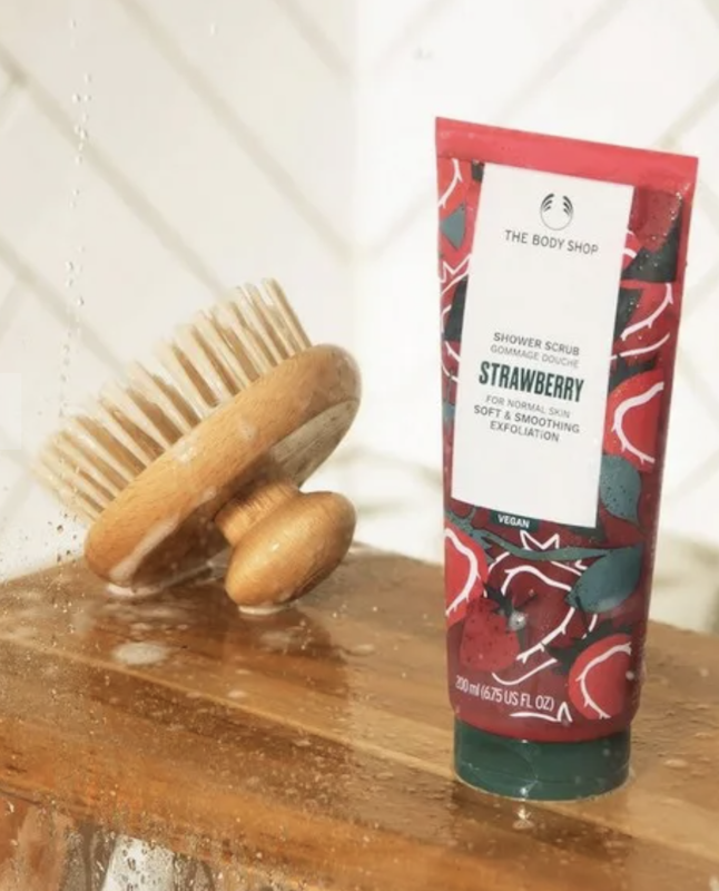 Strawberry Shower Scrub 2