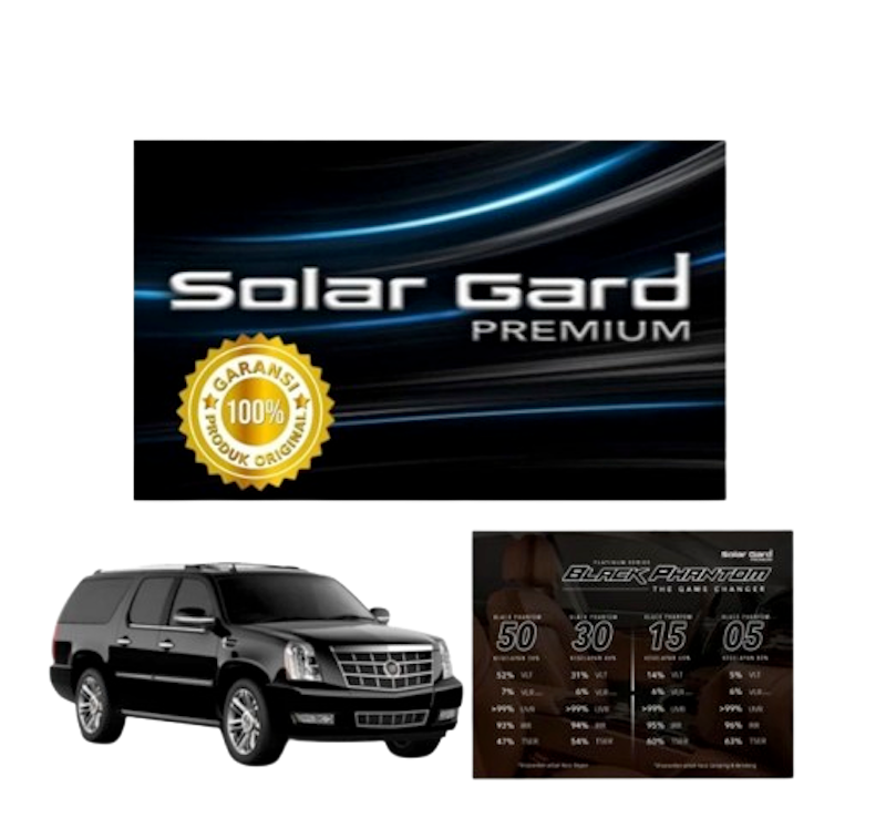 Solar Gard Black Phantom 15 Full Set 1