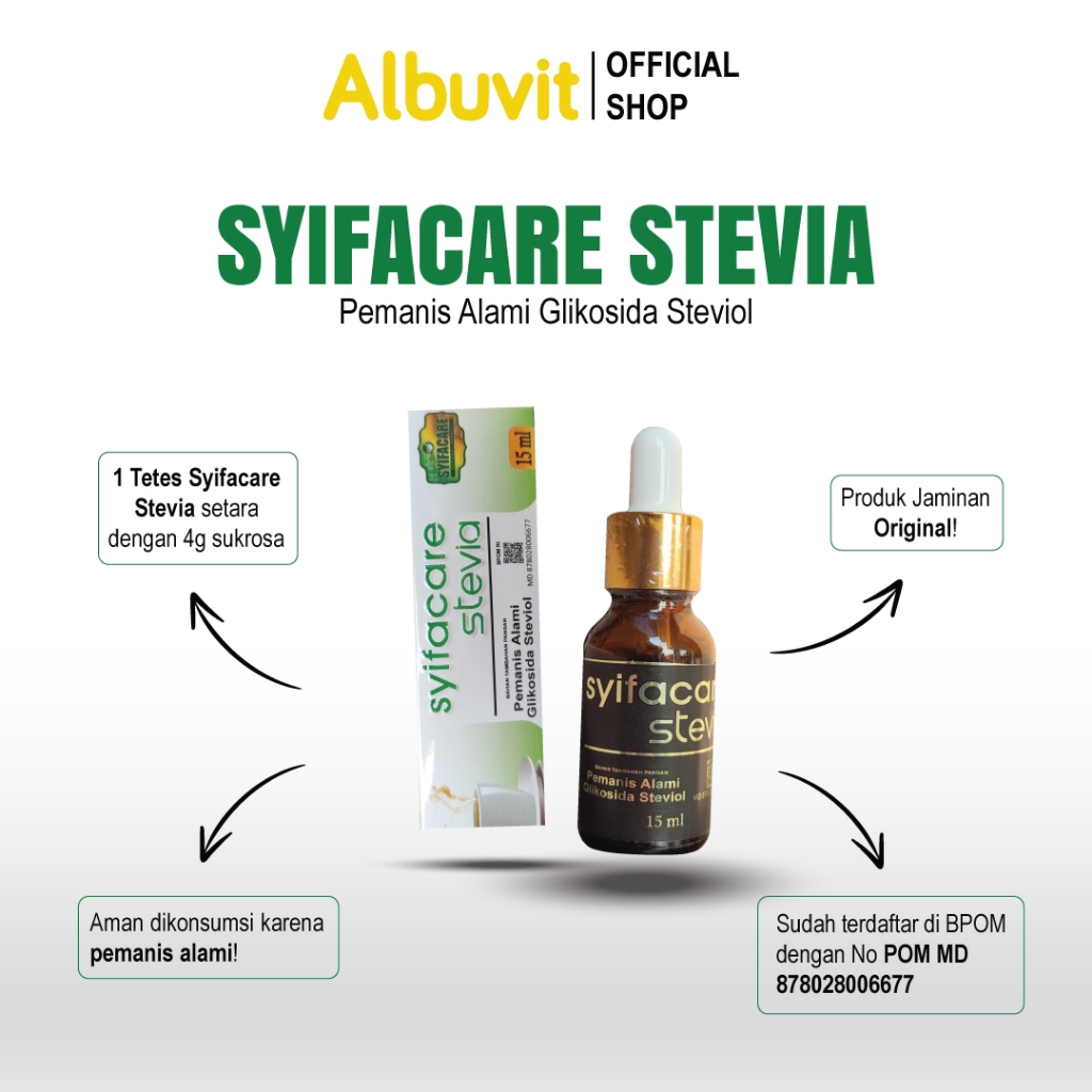 Sarsy Sinar Stevia Syifacare Stevia Sweetener