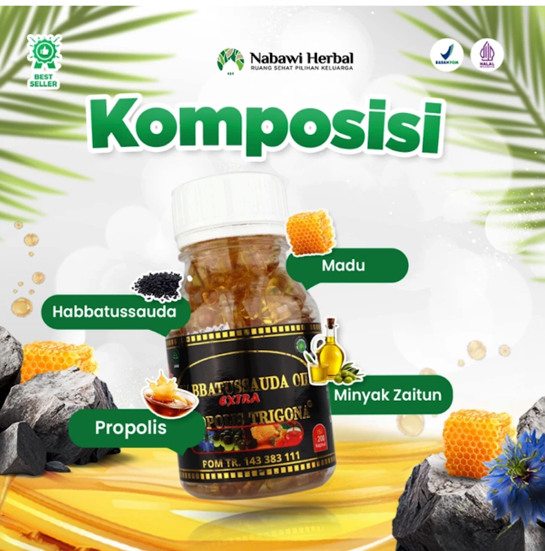 Habbatussauda Extra Propolis Trigona 5