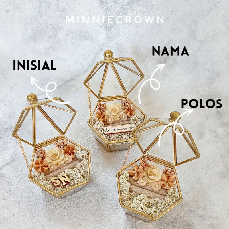 Minnie Crown Ring Box Terrarium 3