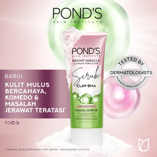 Unilever  Pond's Bright Miracle Ultimate Pore Clear Facial Scrub