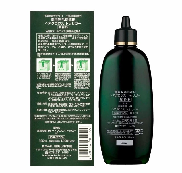 Kaminomoto  Hair Tonic Black