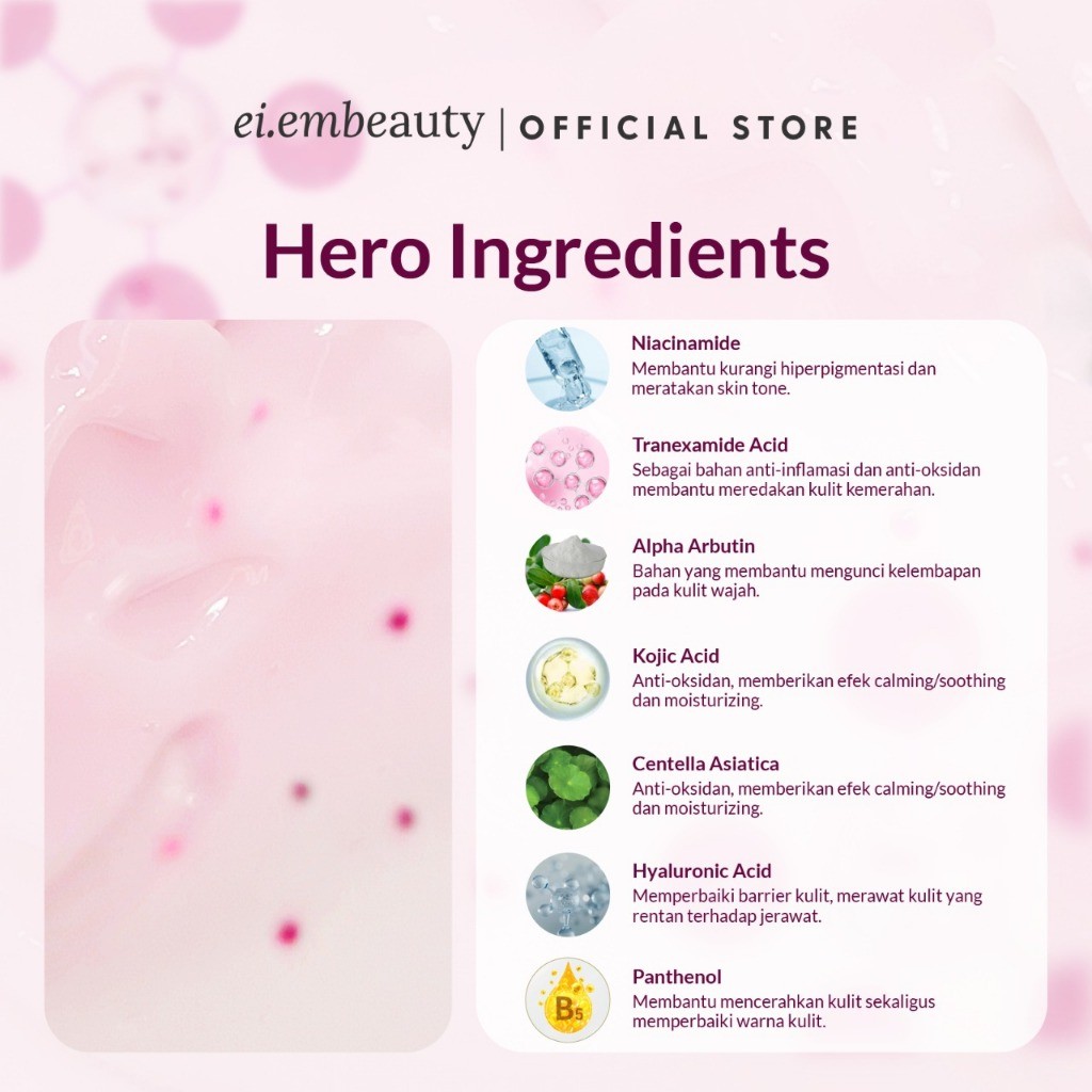 Cantik Alami Sehat EI.EM  BEAUTY GLOW B3+ Brightening Moisturizer