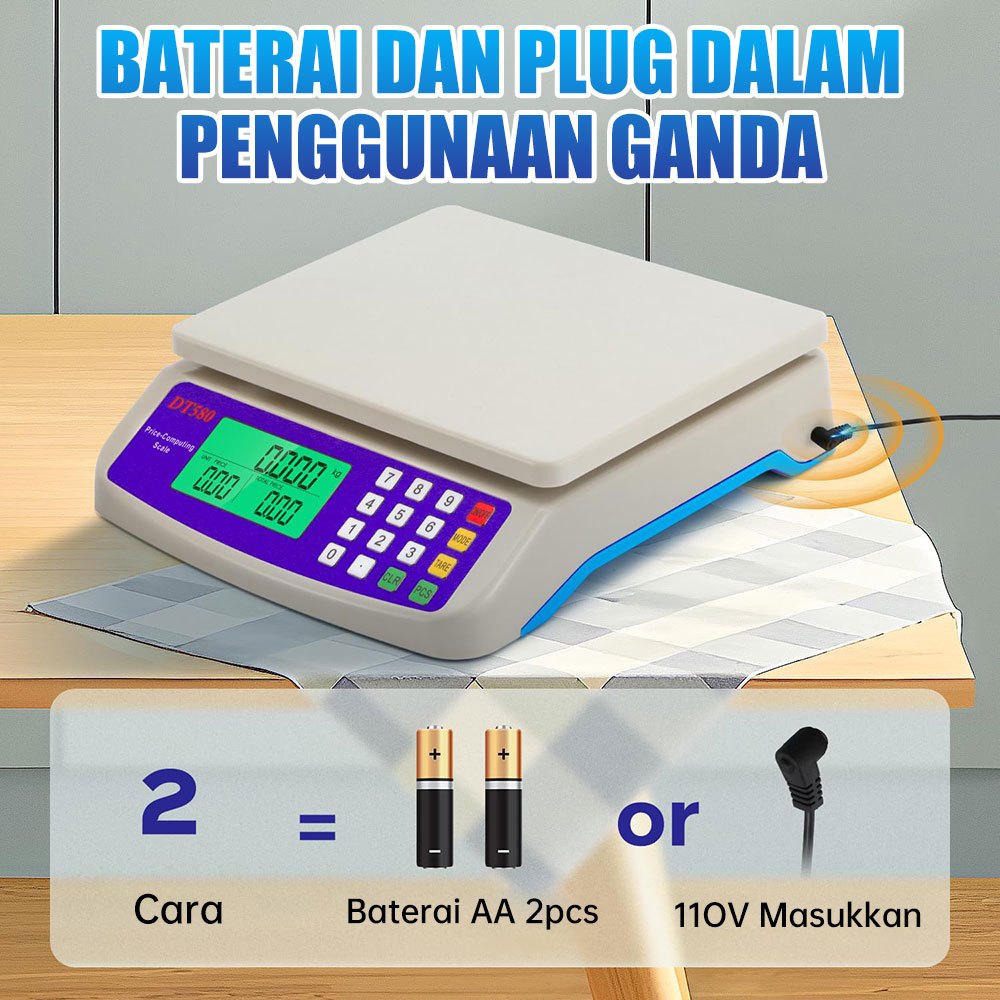  Zenor Timbangan Digital 50 kg DT580