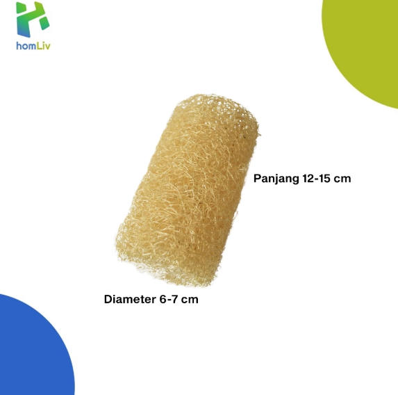 homLiv Spons Cuci Piring Luffa  2
