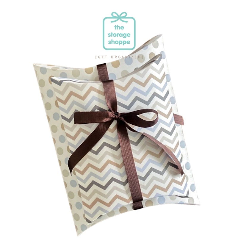 The Storage Shoppe - Pillow Box Polka Dot Chevron 3