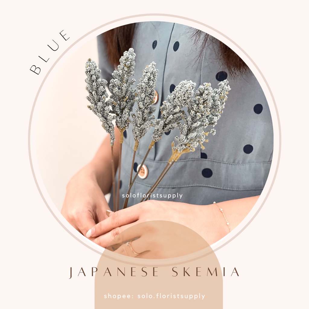  Artificial Japanese Skimmia Flower