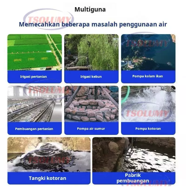 Somy Industri Indonesia Tsolumy Pompa Celup Air Kotor  HS 2.4-500W