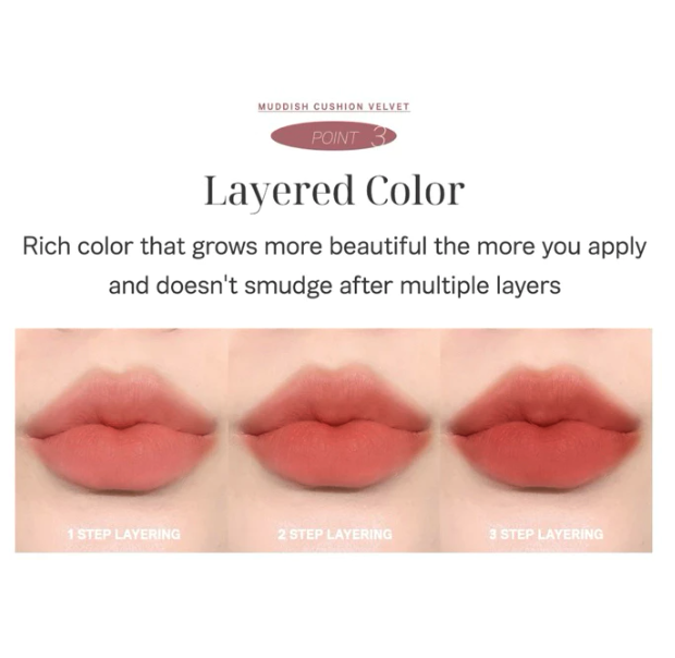 Beautika Indo Permata BLACKROUGE Muddish Cushion Velvet MV02 Strawberry Mochi