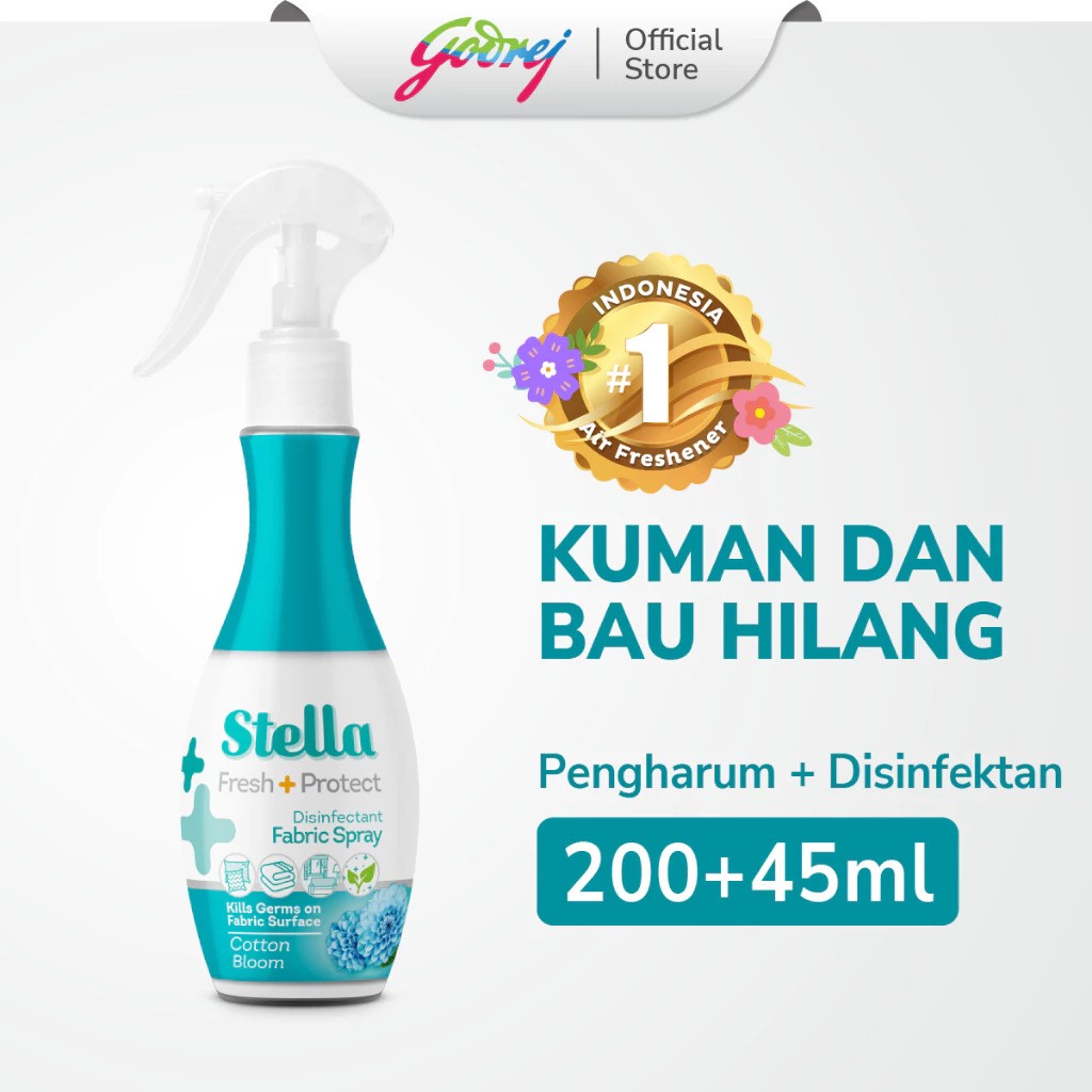 Godrej Stella Fresh & Protect Fabric Spray Cotton Bloom
