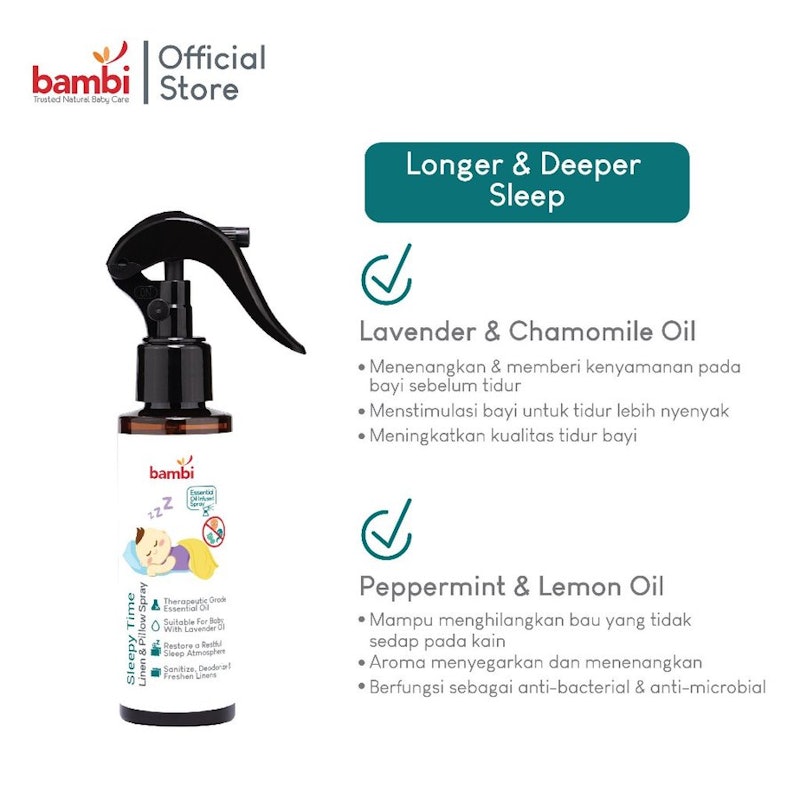 Bambi Baby Sleepy Time Linen & Pillow Spray 3