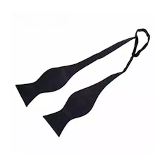 Houseofcuff Self-Tie Bow Black