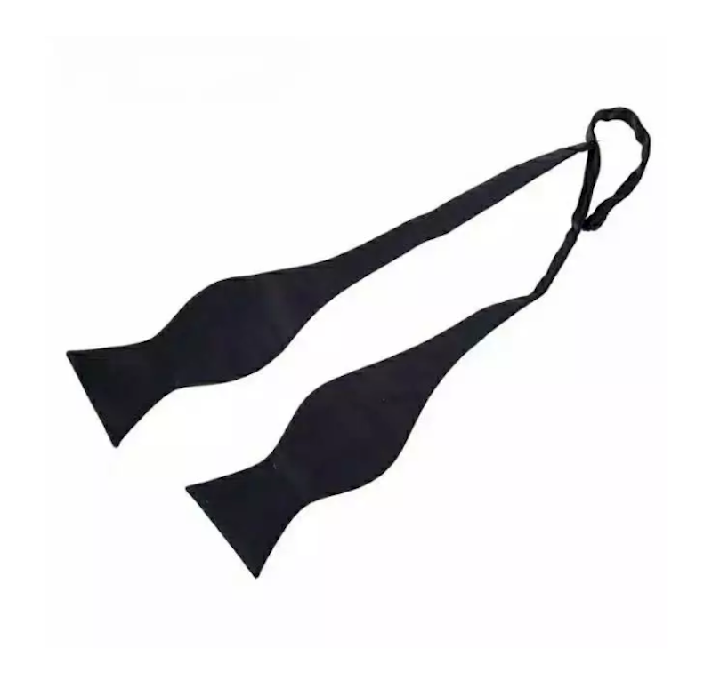 Houseofcuff Self-Tie Bow Black 1