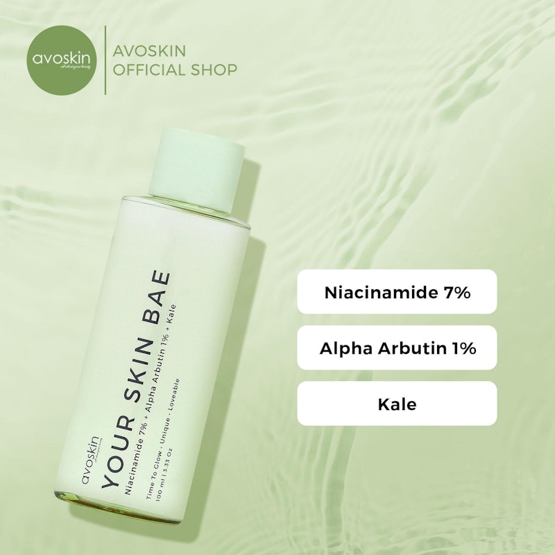 Avoskin Your Skin Bae Toner Niacinamide 7% + Alpha Arbutin 1% + Kale 5